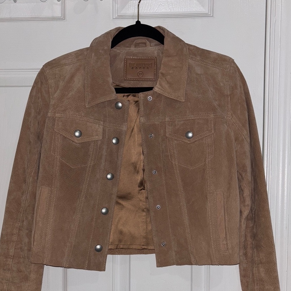 Brown/Tan 100% Leather Jacket